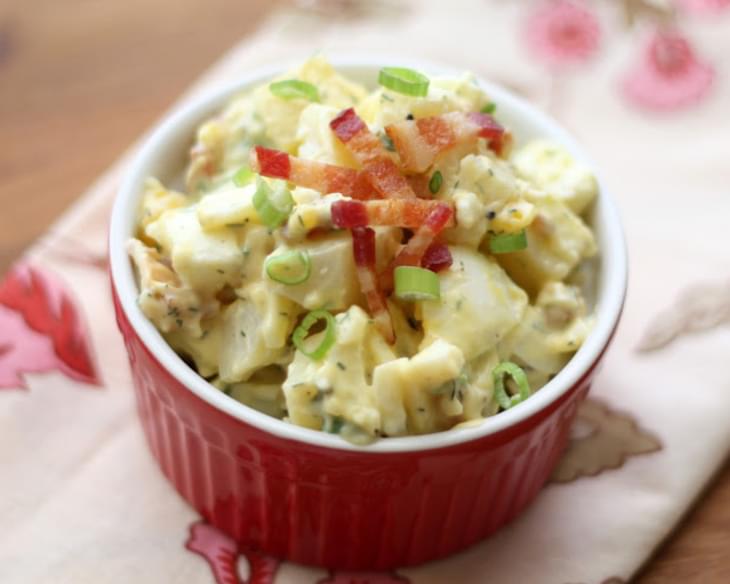 Ranch Potato Salad with Bacon and Eggs