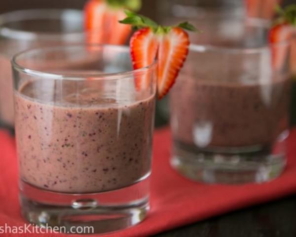 Strawberry Spinach Smoothies