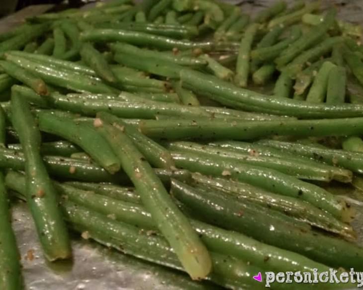 Oven Roasted Garlic Green Beans