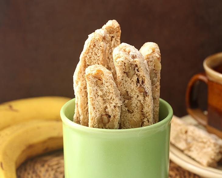 Banana Walnut Biscotti