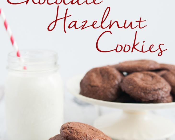 Gluten Free Chocolate Hazelnut Cookies