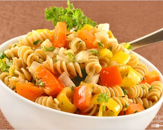 Two-Pepper Pasta Salad