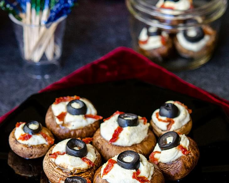 Stuffed Mushroom Eyeballs