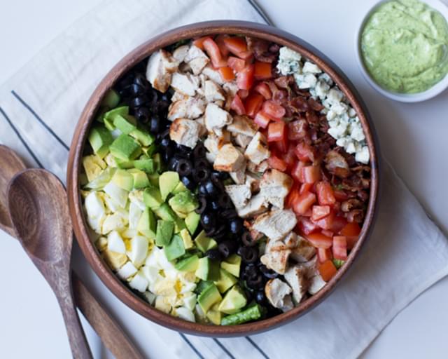 Cobb Salad with Green Goddess Dressing