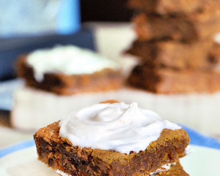 Pumpkin Cream Cheese Bars