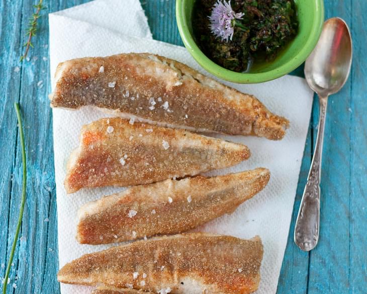 Tub Gurnard Fillets With Herb Dressing