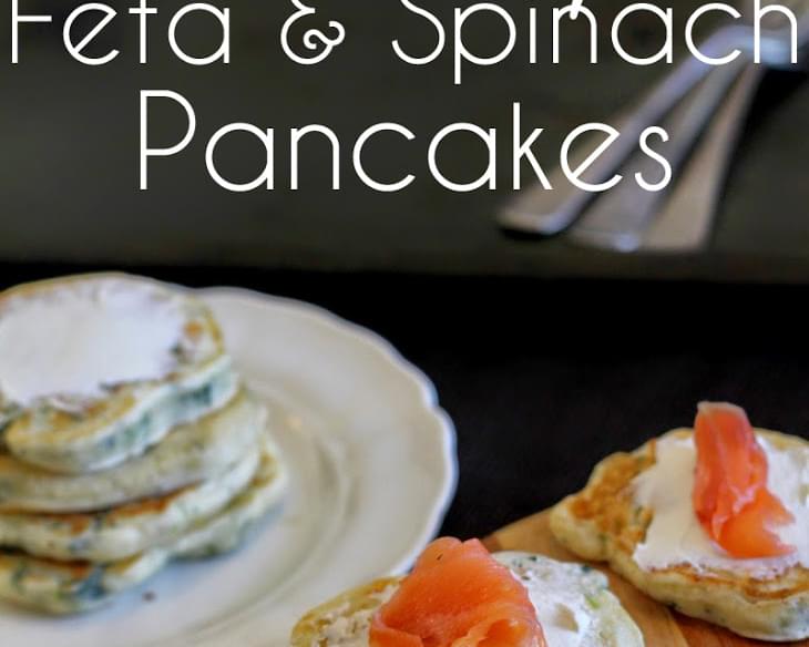Feta and Spinach Pancakes