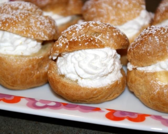 Passover Cream Puffs and Eclairs