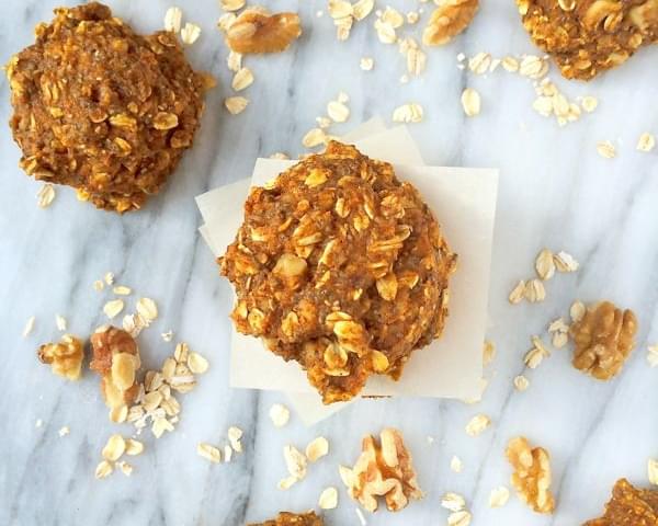 Pumpkin Oatmeal Breakfast Cookies {Gluten Free}