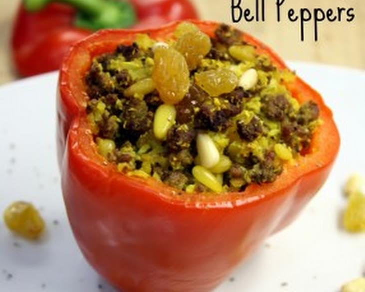 Moroccan Stuffed Bell Peppers