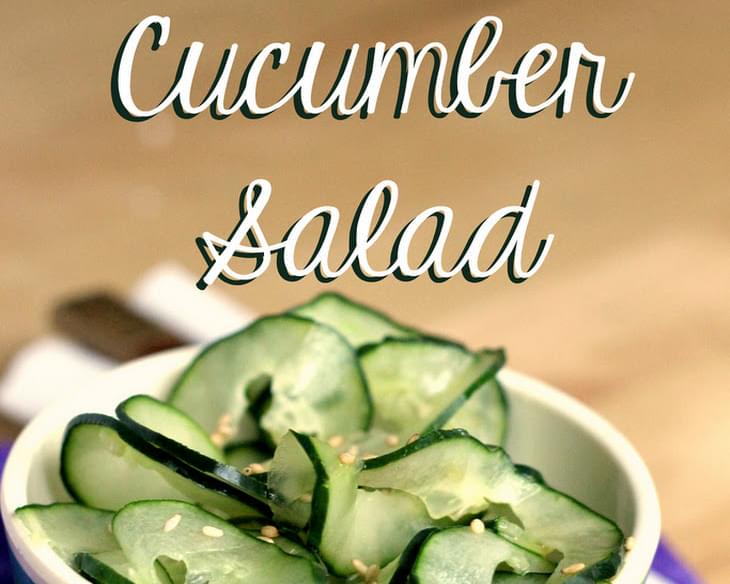 Japanese Cucumber Salad.