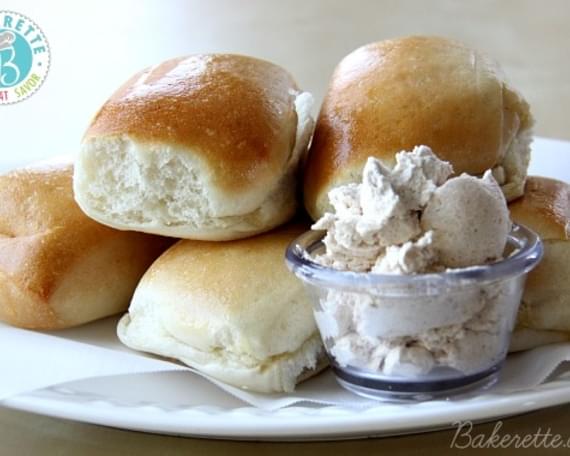 Texas Roadhouse Roll Recipe with Honey Cinnamon Butter {Copycat}