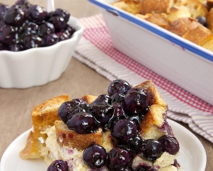 Blueberry Bread Pudding