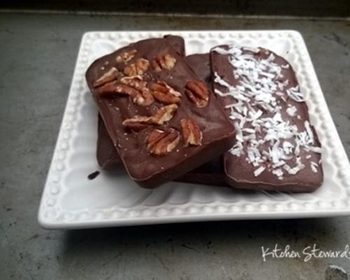 Healthier Homemade Chocolate Bars