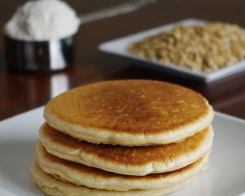 Oat Flour Pancakes (Old-Fashioned Style)