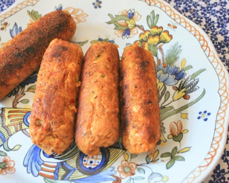 Andouille Sausages (Vegan and Gluten-Free)