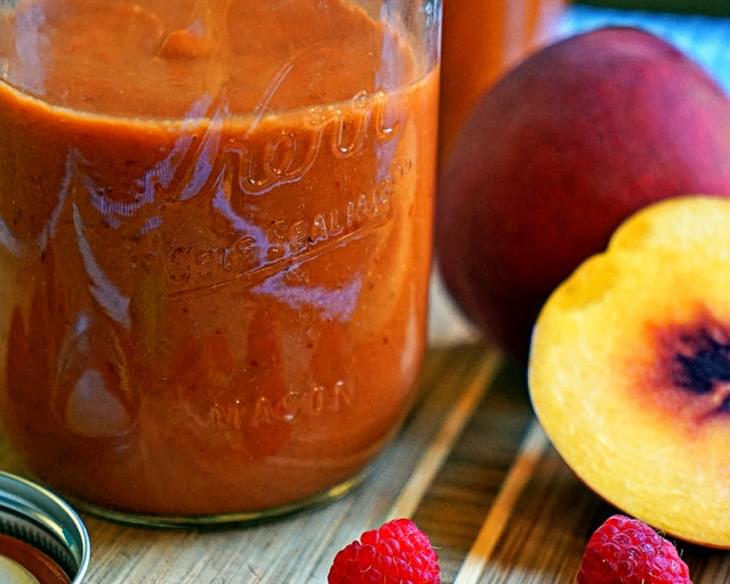 Raspberry Peach Chipotlé BBQ Sauce