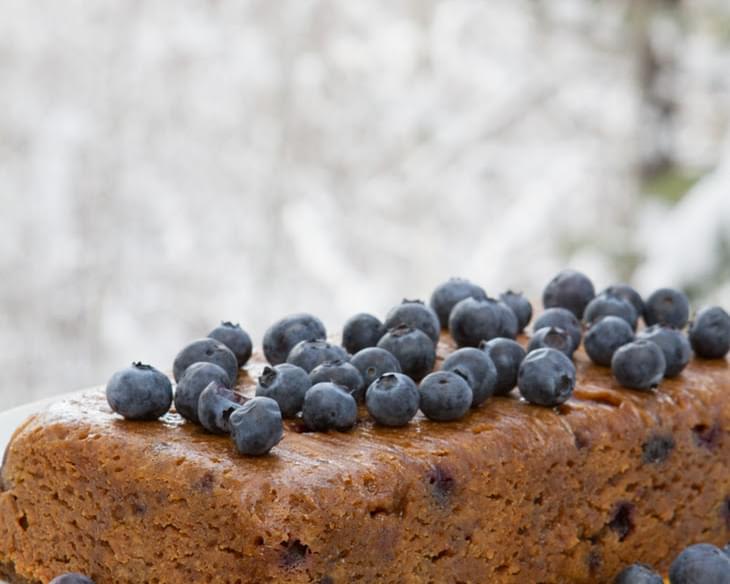 Blueberry Maple Slow Cooker Cake