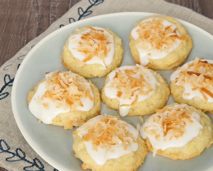 Toasted Coconut-White Chocolate Cookies