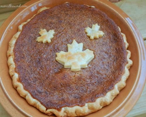 Canadian Maple Syrup Pie