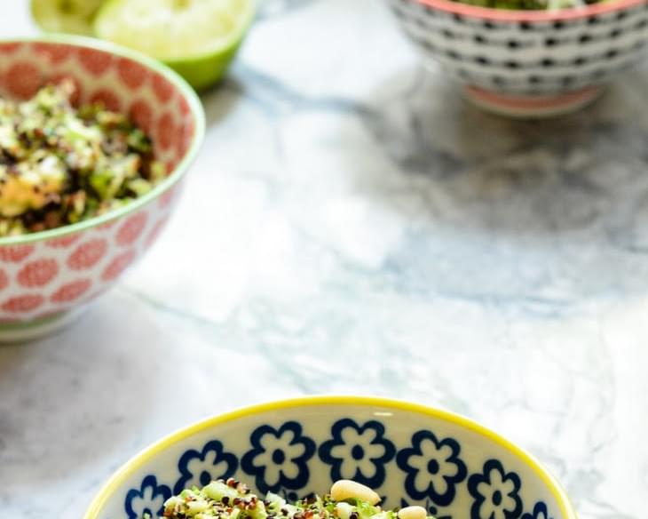 Broccoli Quinoa Lentil Salad