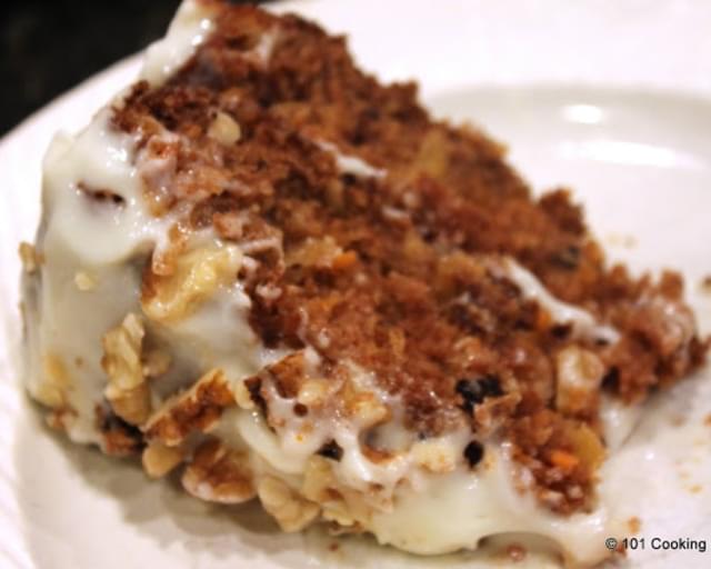 Healthier Low Fat Carrot Cake
