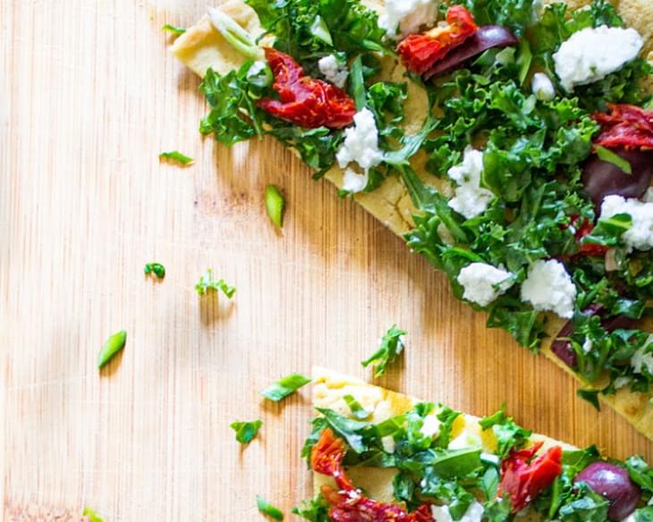 With Sundried Tomatoes, Kale and Feta