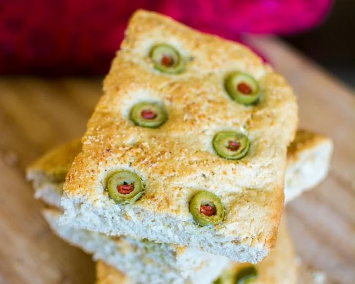 Olive and Jalapeno Focaccia