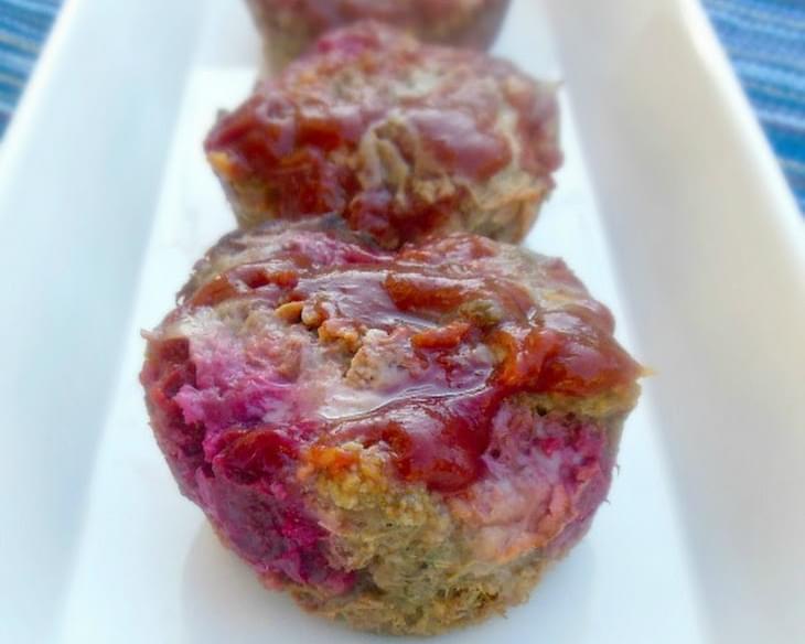 Muffin Tin Meatloaves with Beets