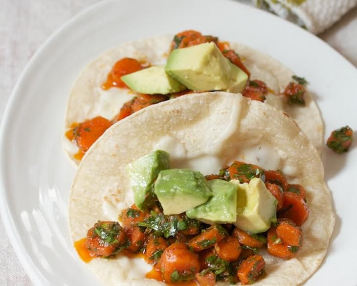 Middle Eastern Carrot Tacos