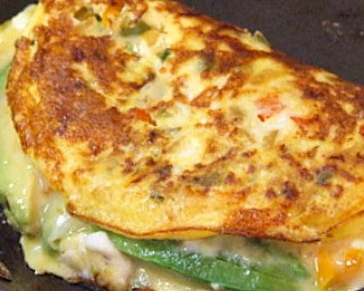 Avocado- Manchego Cheese Omelette