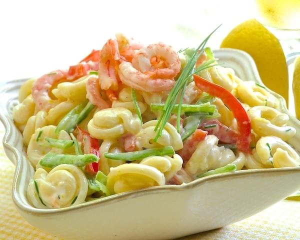 Lemon Shrimp Pasta Salad