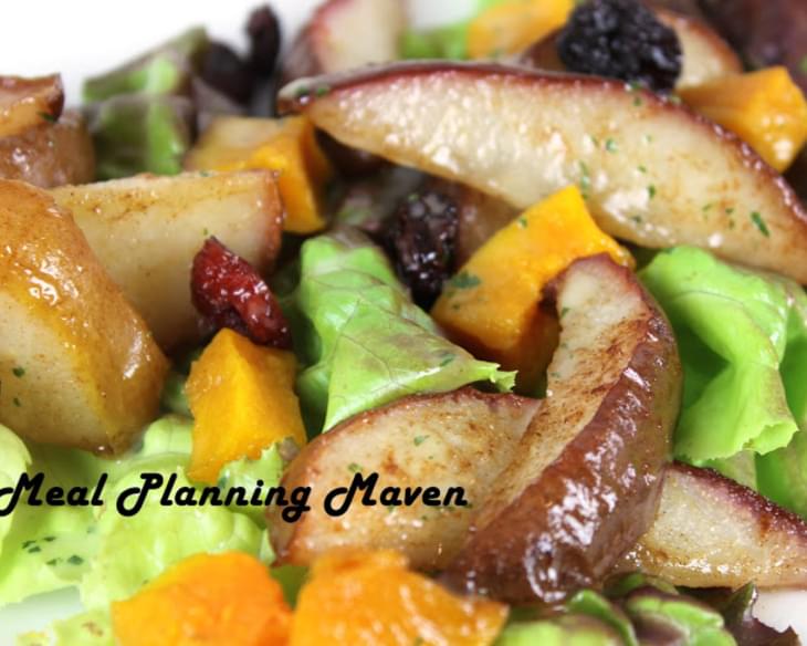 Roasted Pear and Butternut Squash Salad