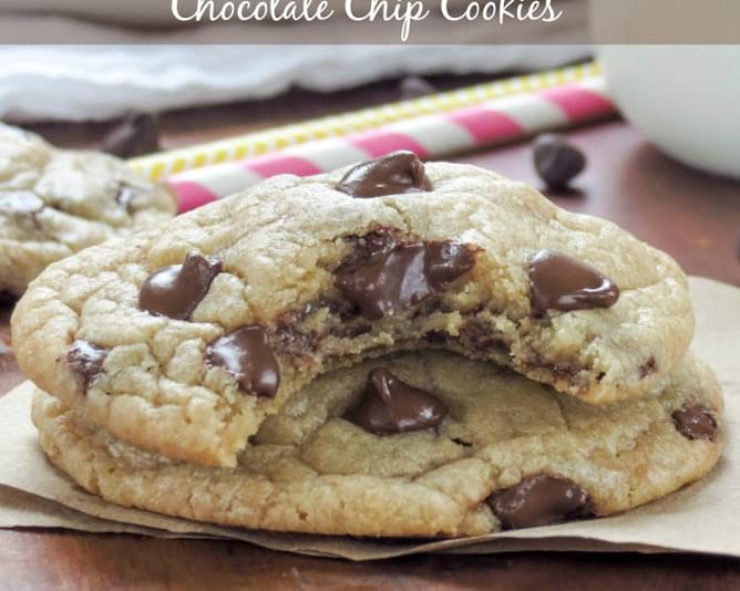 Soft-Baked Chocolate Chip Cookies {My Favorite}