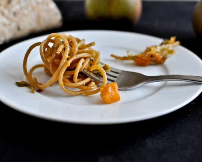 Caramelized Pear, Squash & Parmesan Noodles