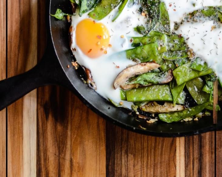 Mushroom Snow Pea Stir Fry