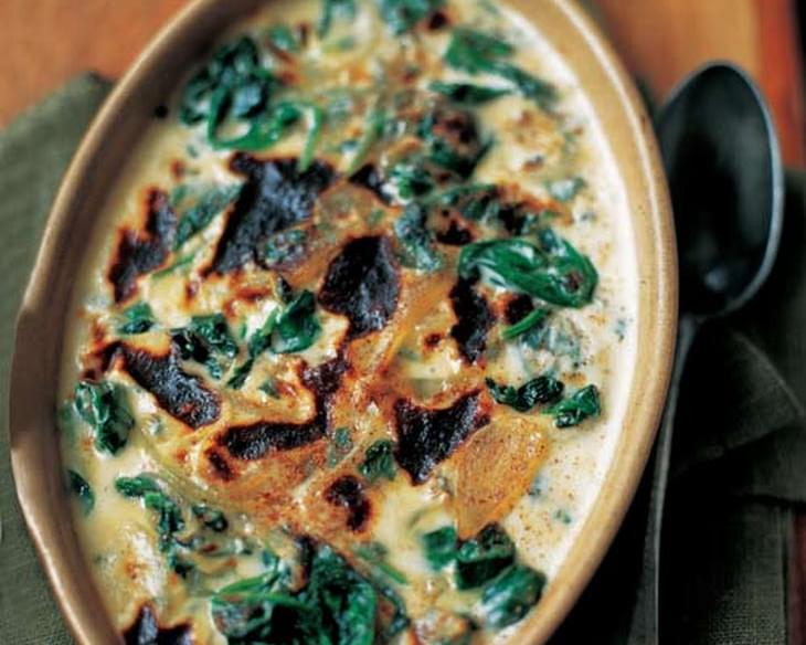 Baked Spinach Mornay