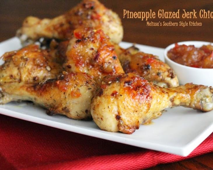 Pineapple Glazed Jerk Chicken
