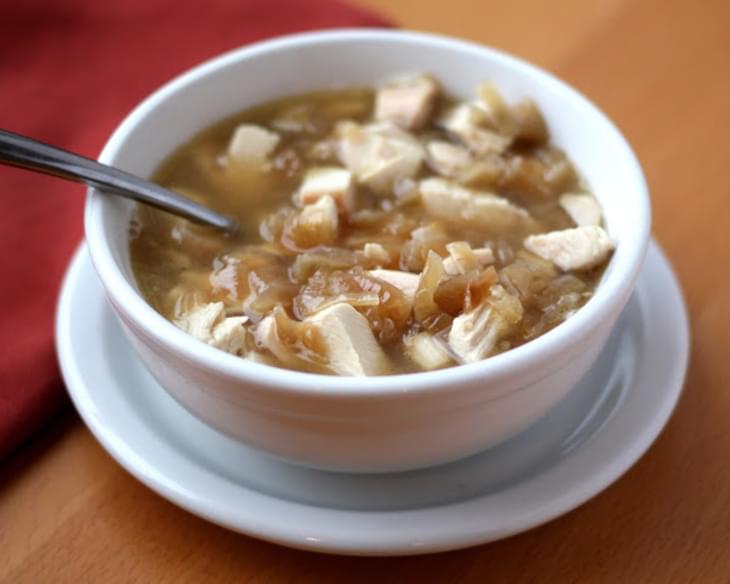Caramelized Onion Chicken Soup