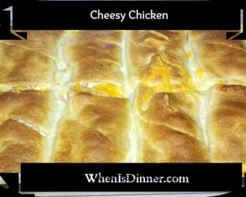 Cheesy Chicken Crescent Roll