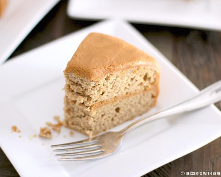 Healthy Gluten Free Maple Cake (made low fat & refined sugar free!)