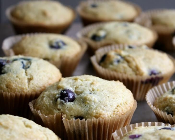 Paleo Blueberry & Lemon Muffins