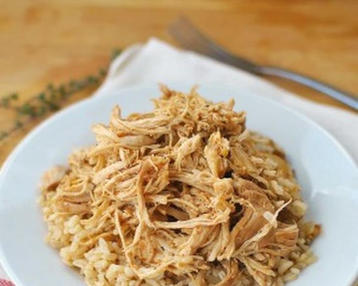 Slow Cooker Salsa Chicken and Rice