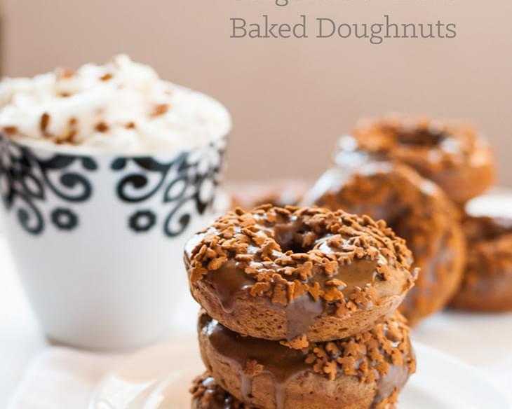 Healthy Baked Gingerbread Latte Dougnut