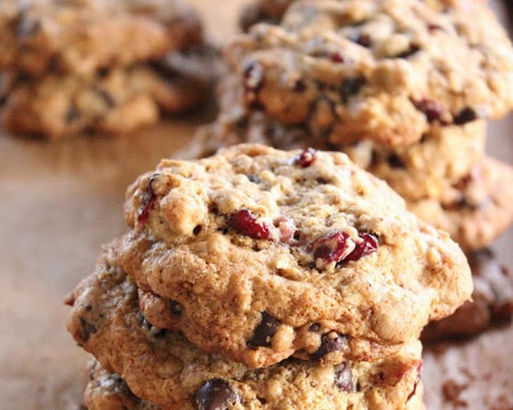 Chocolate Chip Cranberry Flax Cookies