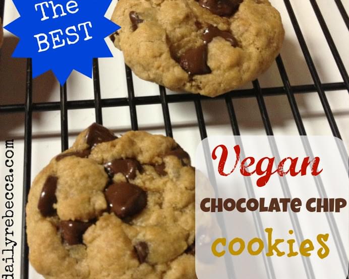 The BEST Vegan Chocolate Chip Cookies