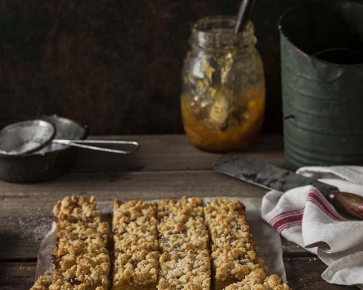 Shortbread Bars With Whisky Marmalade