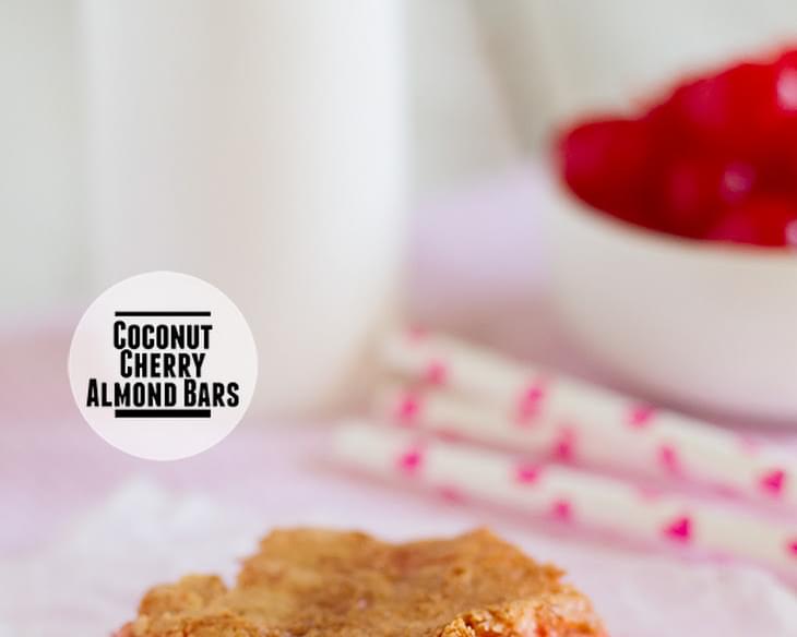 Coconut Cherry Almond Bars