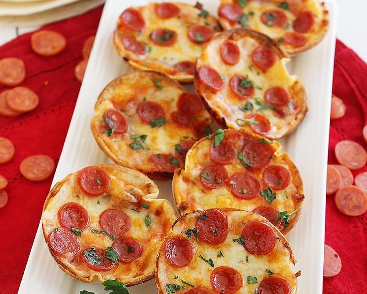 Easy Mini Tortilla Pizzas