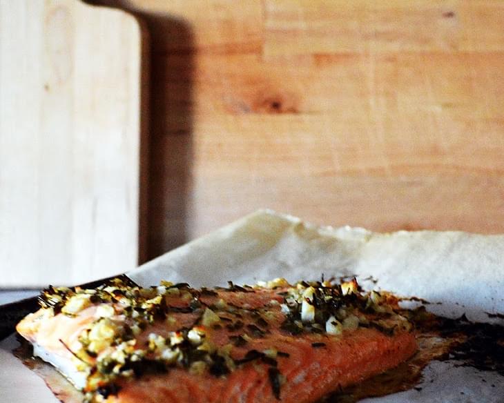 Baked Salmon With Herbs